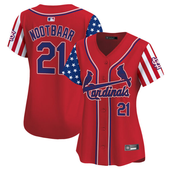 Women's St. Louis Cardinals 2025 Independence Day Vapor Premier Limited Jersey V2 - All Stitched - Image 16