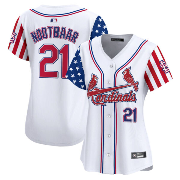 Women's St. Louis Cardinals 2025 Independence Day Vapor Premier Limited Jersey V2 - All Stitched - Image 7
