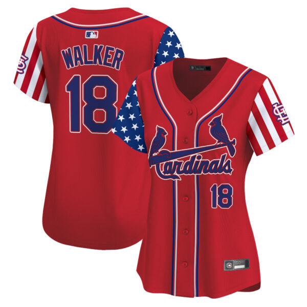 Women's St. Louis Cardinals 2025 Independence Day Vapor Premier Limited Jersey V2 - All Stitched - Image 13