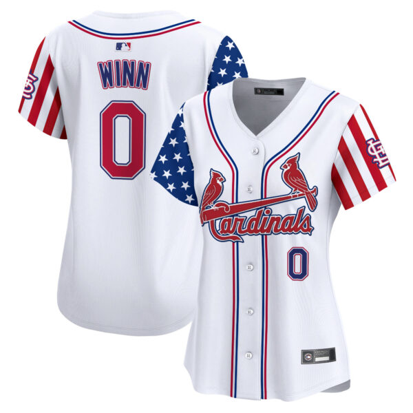 Women's St. Louis Cardinals 2025 Independence Day Vapor Premier Limited Jersey V2 - All Stitched - Image 6