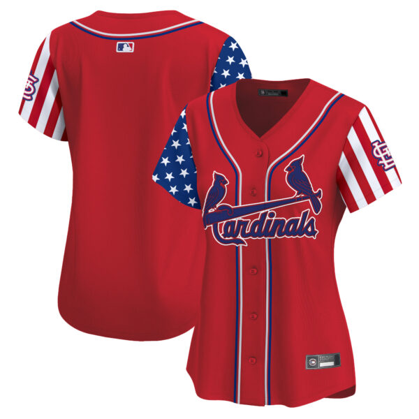 Women's St. Louis Cardinals 2025 Independence Day Vapor Premier Limited Jersey V2 - All Stitched - Image 18