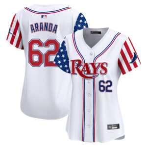 Women's Tampa Bay Rays 2025 Independence Day Vapor Premier Limited Jersey - All Stitched