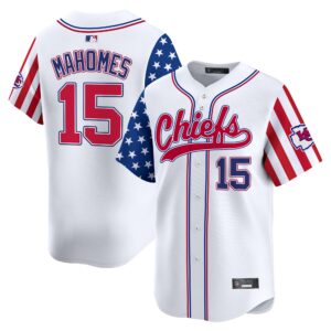 Men's Kansas City Chiefs 2025 Independence Day Vapor Baseball Jersey - All Stitched
