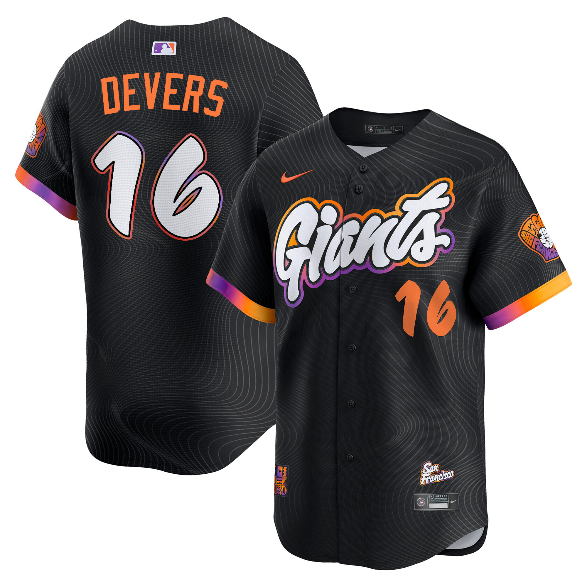 San Francisco Giants 2025 City Connect Vapor Premier Limited Jersey - All Stitched - Image 9