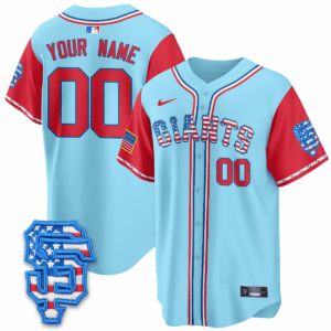 San Francisco Giants 2025 Fourth of July Vapor Premier Limited Custom Jersey - All Stitched