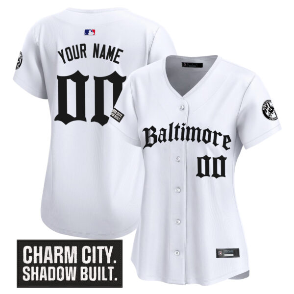 Baltimore Orioles 'Gothic Harbor Edition' Vapor Premier Limited Custom Jersey - All Stitched - Image 5