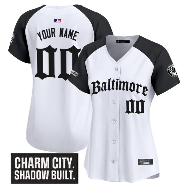 Baltimore Orioles 'Gothic Harbor Edition' Vapor Premier Limited Custom Jersey - All Stitched - Image 6