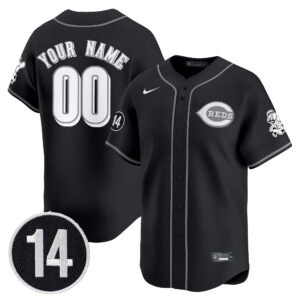 Cincinnati Reds 2025 Lights Out Vapor Premier Limited Custom Jersey - Pete Rose Patch - All Stitched