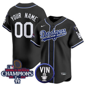 Los Angeles Dodgers 2025 Lights Out Vapor Premier Limited Custom Jersey - All Stitched