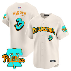 Men's Philadelphia Phillies 'Graffiti Broad Street Edition' Vapor Premier Limited Jersey - All Stitched