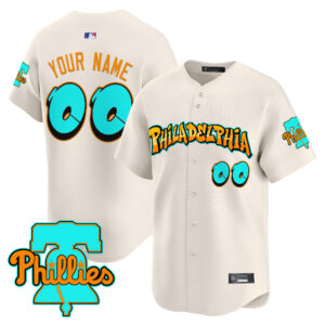 Philadelphia Phillies 'Graffiti Broad Street Edition' Vapor Premier Limited Custom Jersey - All Stitched