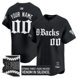 Arizona Diamondbacks 'Gothic Desert Fang Edition' Vapor Premier Limited Custom Jersey V2 - All Stitched