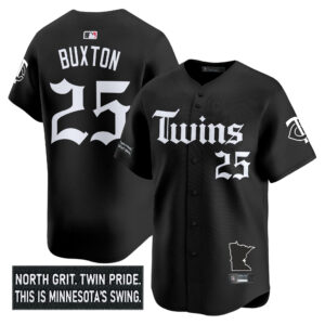 Men's Minnesota Twins 'Gothic North Edition' Vapor Premier Limited Jersey V2 - All Stitched