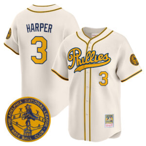 Men's Philadelphia Phillies 1938 Heritage Vapor Premier Limited Jersey - 'New Sweden 300th Anniversary' Patch - All Stitched
