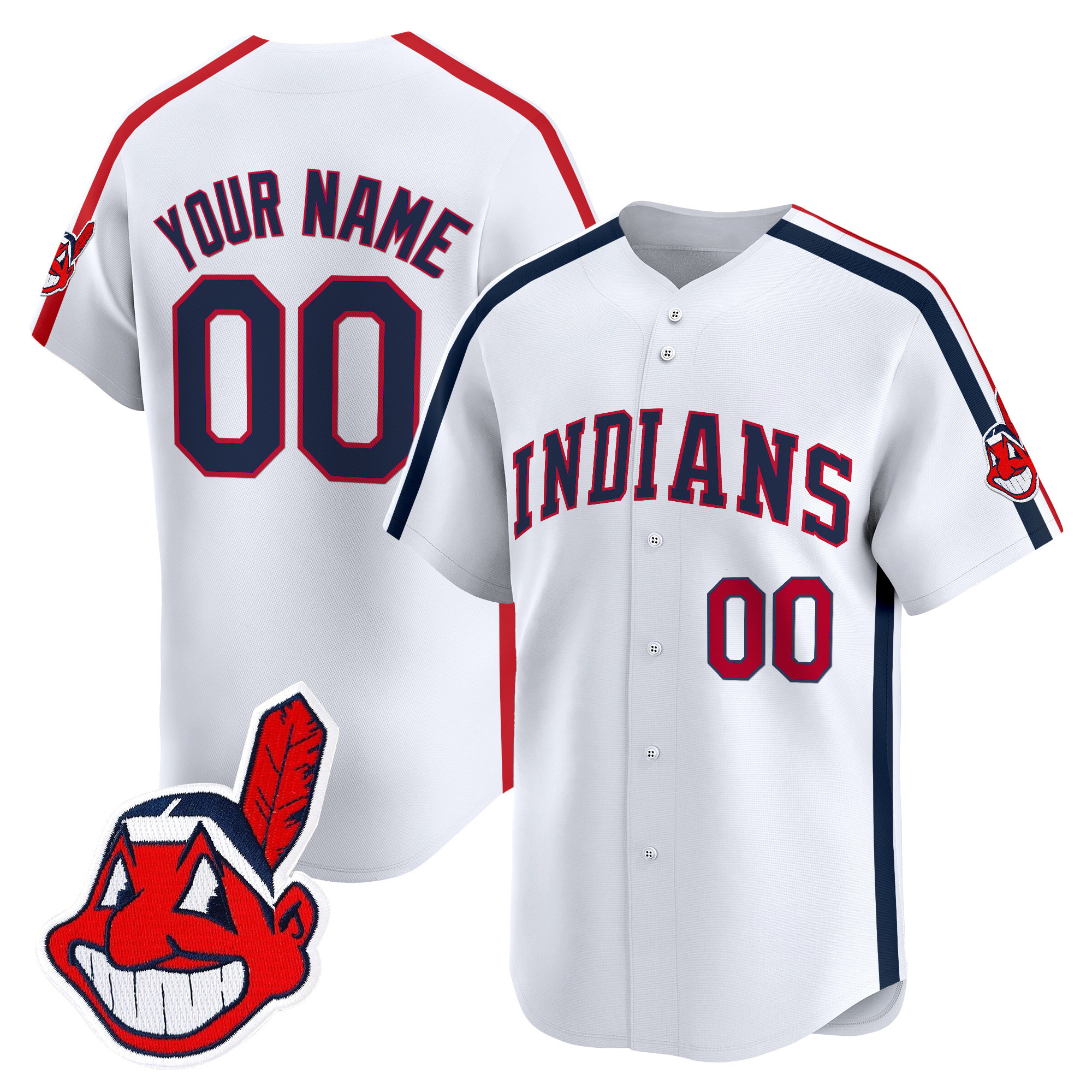 Cleveland Indians Ricky 'Wild Thing' Vaughn Vapor Premier Limited Custom Jersey - All Stitched