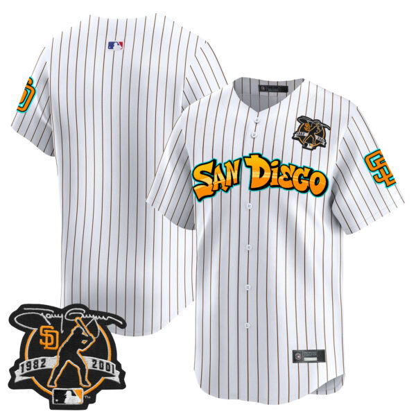 Men's San Diego Padres 'Graffiti Barrio Edition' Vapor Premier Limited Jersey - All Stitched - Image 36