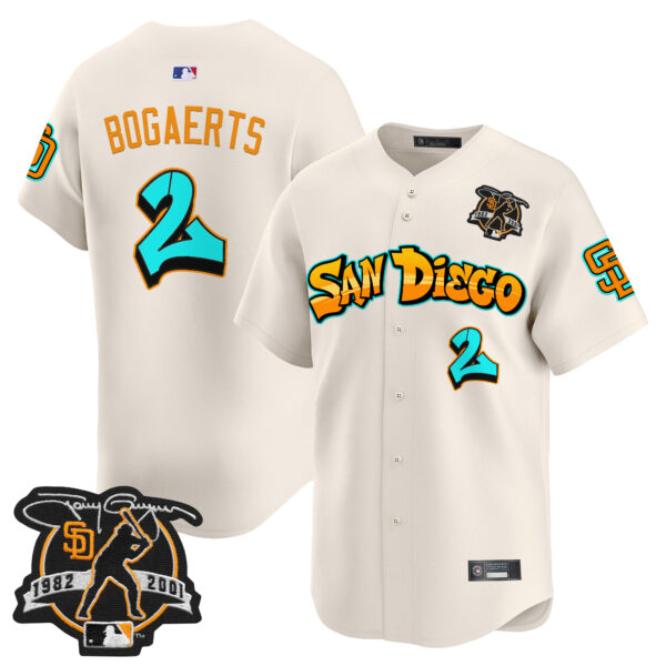 Men's San Diego Padres 'Graffiti Barrio Edition' Vapor Premier Limited Jersey - All Stitched - Image 6