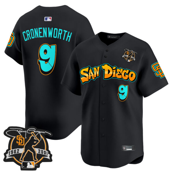 Men's San Diego Padres 'Graffiti Barrio Edition' Vapor Premier Limited Jersey - All Stitched - Image 17