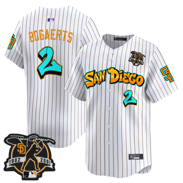 Men's San Diego Padres 'Graffiti Barrio Edition' Vapor Premier Limited Jersey - All Stitched - Image 33