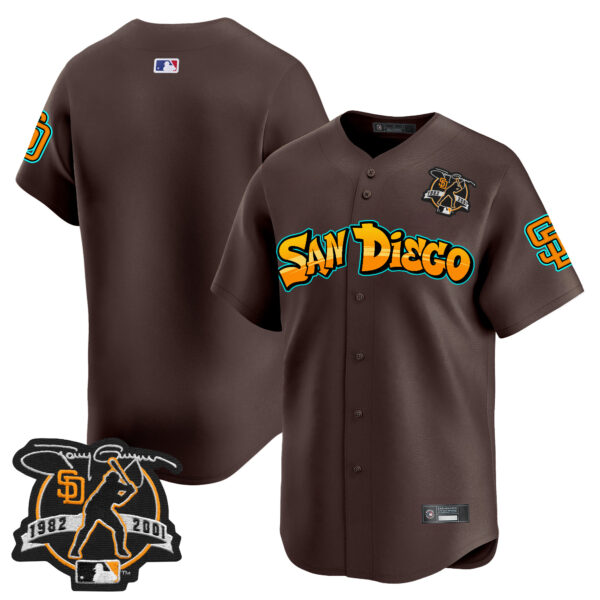 Men's San Diego Padres 'Graffiti Barrio Edition' Vapor Premier Limited Jersey - All Stitched - Image 27