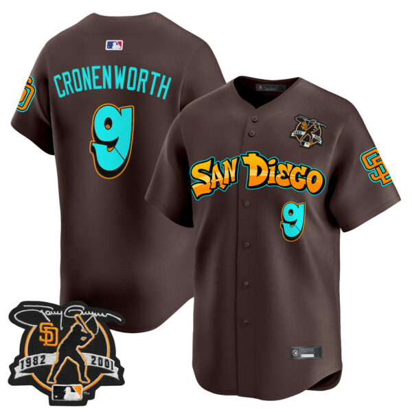 Men's San Diego Padres 'Graffiti Barrio Edition' Vapor Premier Limited Jersey - All Stitched - Image 26
