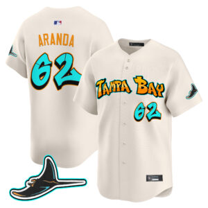 Men's Tampa Bay Rays 'Graffiti Gulfside Edition' Vapor Premier Limited Jersey - All Stitched