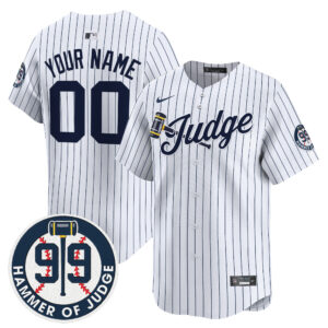 Aaron Judge Yankees The Hammer Vapor Premier Limited Custom Jersey - All Stitched