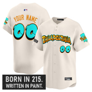 Philadelphia Phillies 'Graffiti Broad Street Edition 'Vapor Premier Limited Custom Jersey V2 - All Stitched