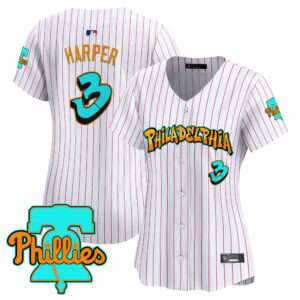 Women's Philadelphia Phillies 'Graffiti Broad Street Edition' Vapor Premier Limited Jersey - All Stitched