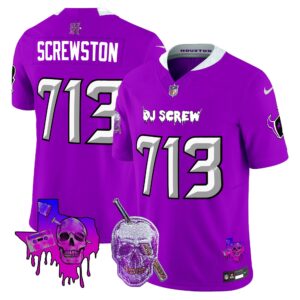 Men's Houston Texans DJ Screw Vapor Limited Jersey - All Stitched
