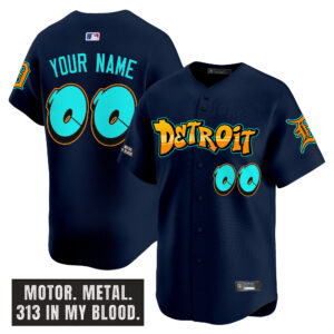 Detroit Tigers 'Graffiti Motor City Edition' Vapor Premier Limited Custom Jersey - All Stitched