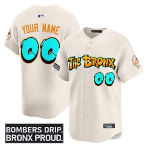 Yankees 'Graffiti Bronx Bombers Edition' Vapor Premier Limited Custom Jersey - All Stitched