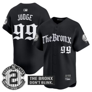 Men's Yankees 'The Bronx - Gothic Ink Drop Edition' Vapor Premier Limited Jersey - All Stitched