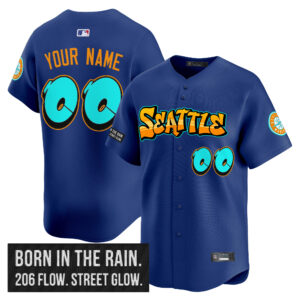 Seattle Mariners 'Graffiti Emerald Drop Edition' Vapor Premier Limited Custom Jersey - All Stitched