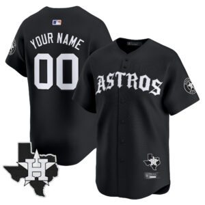 Houston Astros 'Old English Edition' Vapor Premier Limited Custom Jersey - All Stitched