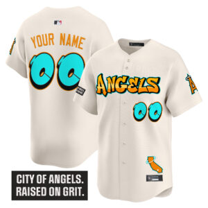 Los Angeles Angels 'Graffiti Halo Drop Edition' Vapor Premier Limited Custom Jersey - All Stitched