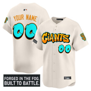 San Francisco Giants 'Graffiti Fog City Drop' Vapor Premier Limited Custom Jersey - All Stitched