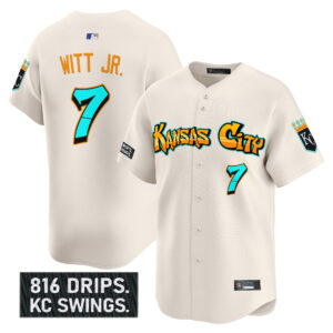 Men's Kansas City Royals 'Graffiti Crown Drop Edition' Vapor Premier Limited Jersey - All Stitched