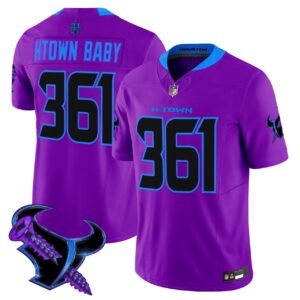 Htown Baby Houston Texans 2025 DJ Screw Vapor Limited Customized Jersey - All Stitched