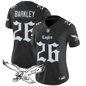 Women's Philadelphia Eagles 'Gothic Philly Edition' Vapor Limited Jersey - All Stitched