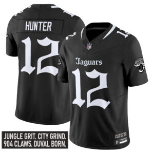 Men's Jacksonville Jaguars 'Gothic Duvall Shadows Edition' Vapor Jersey - All Stitched