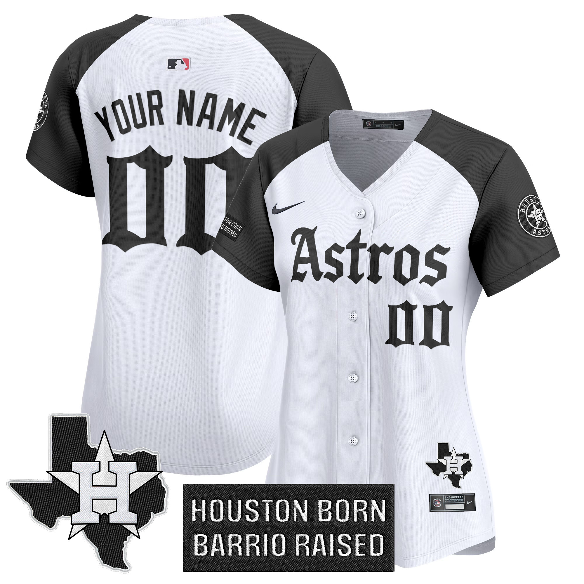 Houston Astros 'Gothic Edition' Vapor Premier Limited Custom Jersey - All Stitched - Image 6