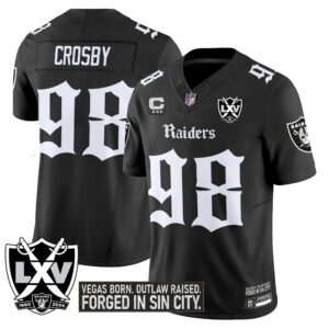 Men's Las Vegas Raiders 'Gothic Sin City Shadows Edition' Vapor Limited Jersey - All Stitched