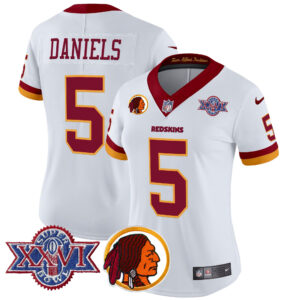 Women's Washington Redskins Throwback 1992 Super Bowl XXVI Patch Vapor Limited Jersey V2 - All Stitched