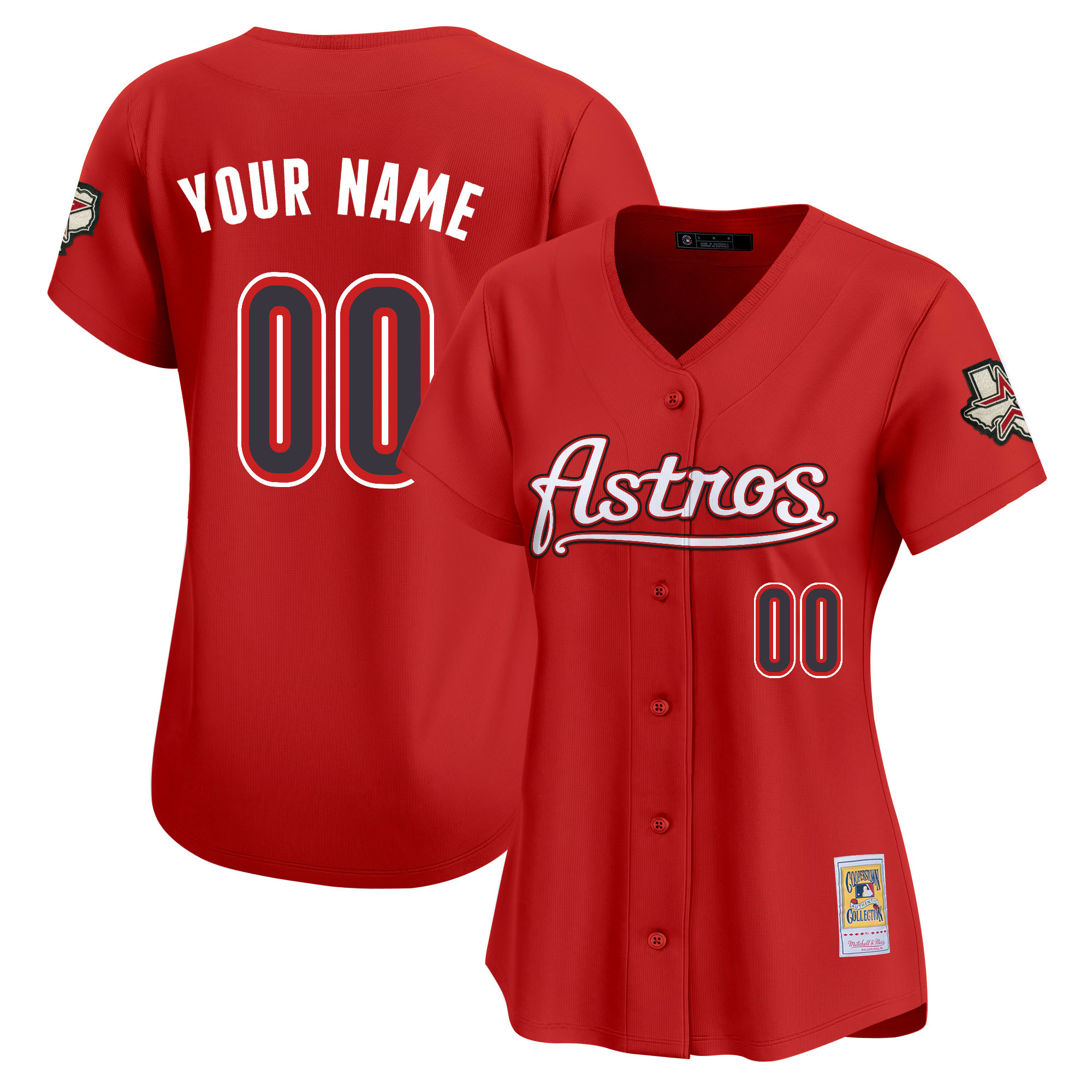 Houston Astros Throwback Vapor Premier Limited Custom Jersey - All Stitched - Image 9