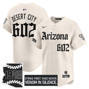 Men's Arizona Diamondbacks 'Gothic Desert Fang Edition' Vapor Premier Limited Jersey - All Stitched