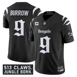Men's Cincinnati Bengals 'Gothic Jungle Shadows Edition' Vapor Limited Jersey - All Stitched