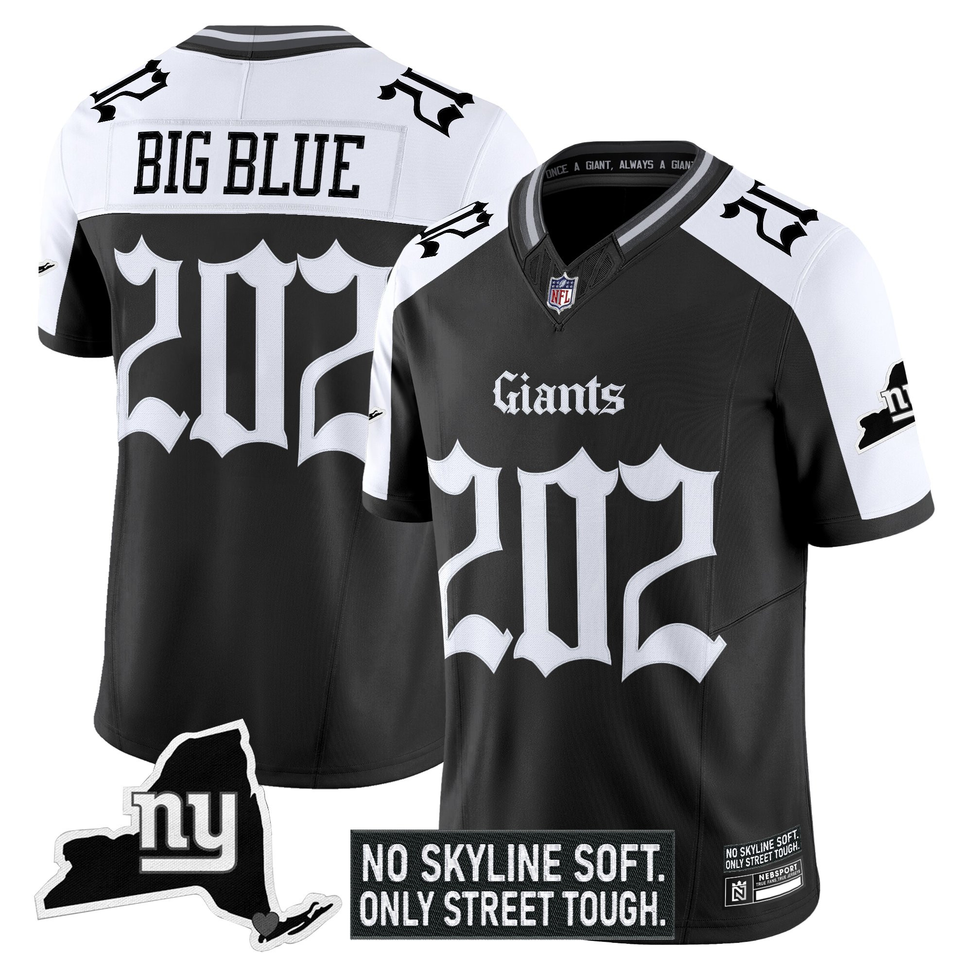 Men's New York Giants 'Gothic Gotham Edition' Vapor Limited Jersey - All Stitched - Image 21