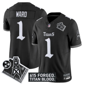 Men's Tennessee Titans 'Titan Gothic Shadows Drop' Vapor Limited Jersey - All Stitched