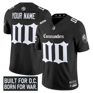 Washington Commanders 'Gothic Capitol Shadows Edition' Vapor Limited Custom Jersey - All Stitched